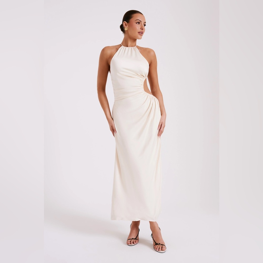 NWT - Meshki Rosalina Cut Out Maxi Dress in Ivory